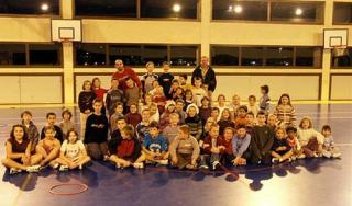 Les enfants des écoles de basket de Bons-en-Chablais et de Thonon ont fêté Noël