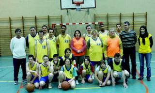 Léquipe du Sport Adapté en finale du championnat de France
-1